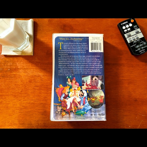 Media Vintage Walt Disneys Cinderella Vhs 5265 Poshmark